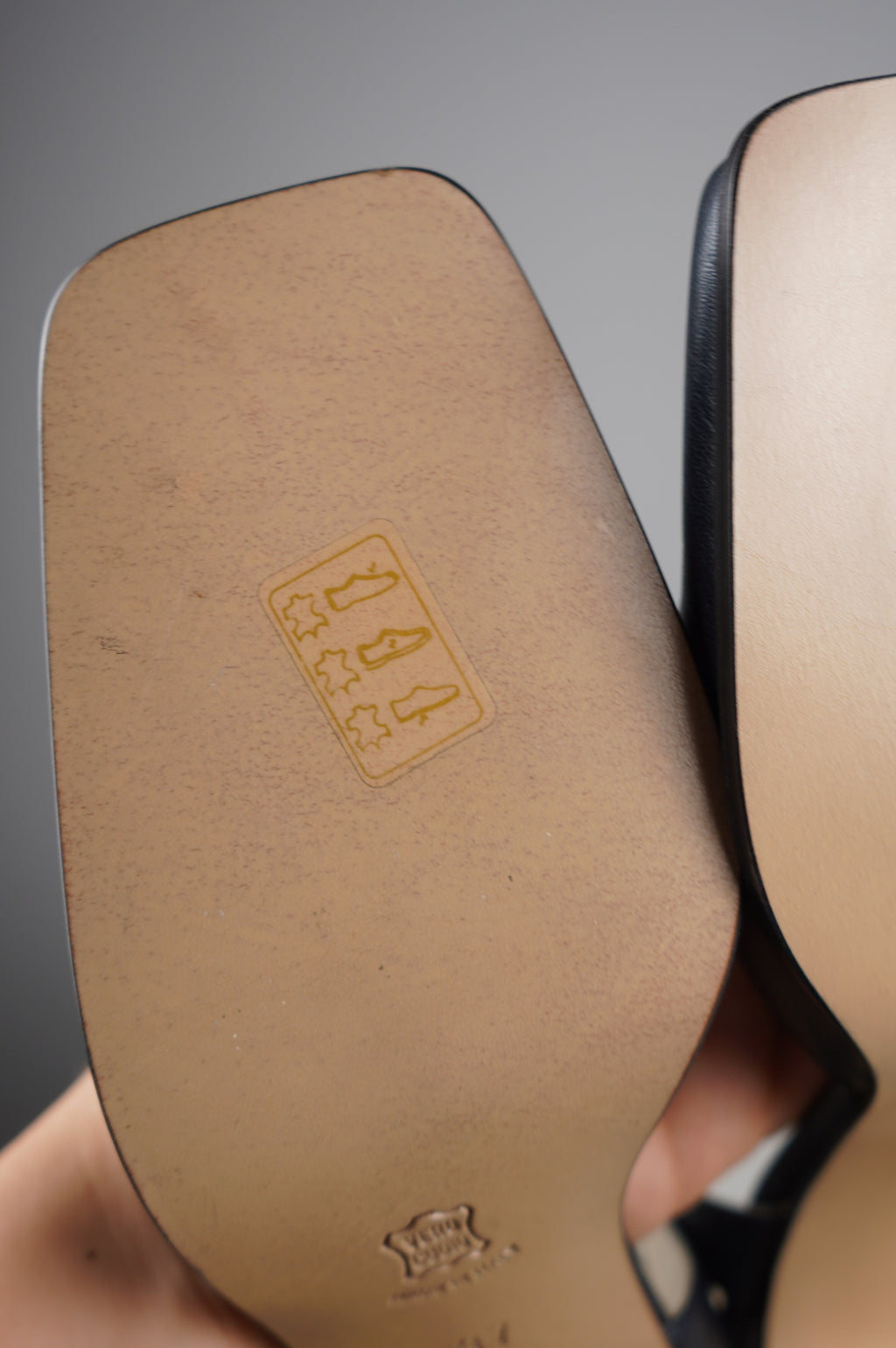 Tacchi vintage in vera pelle