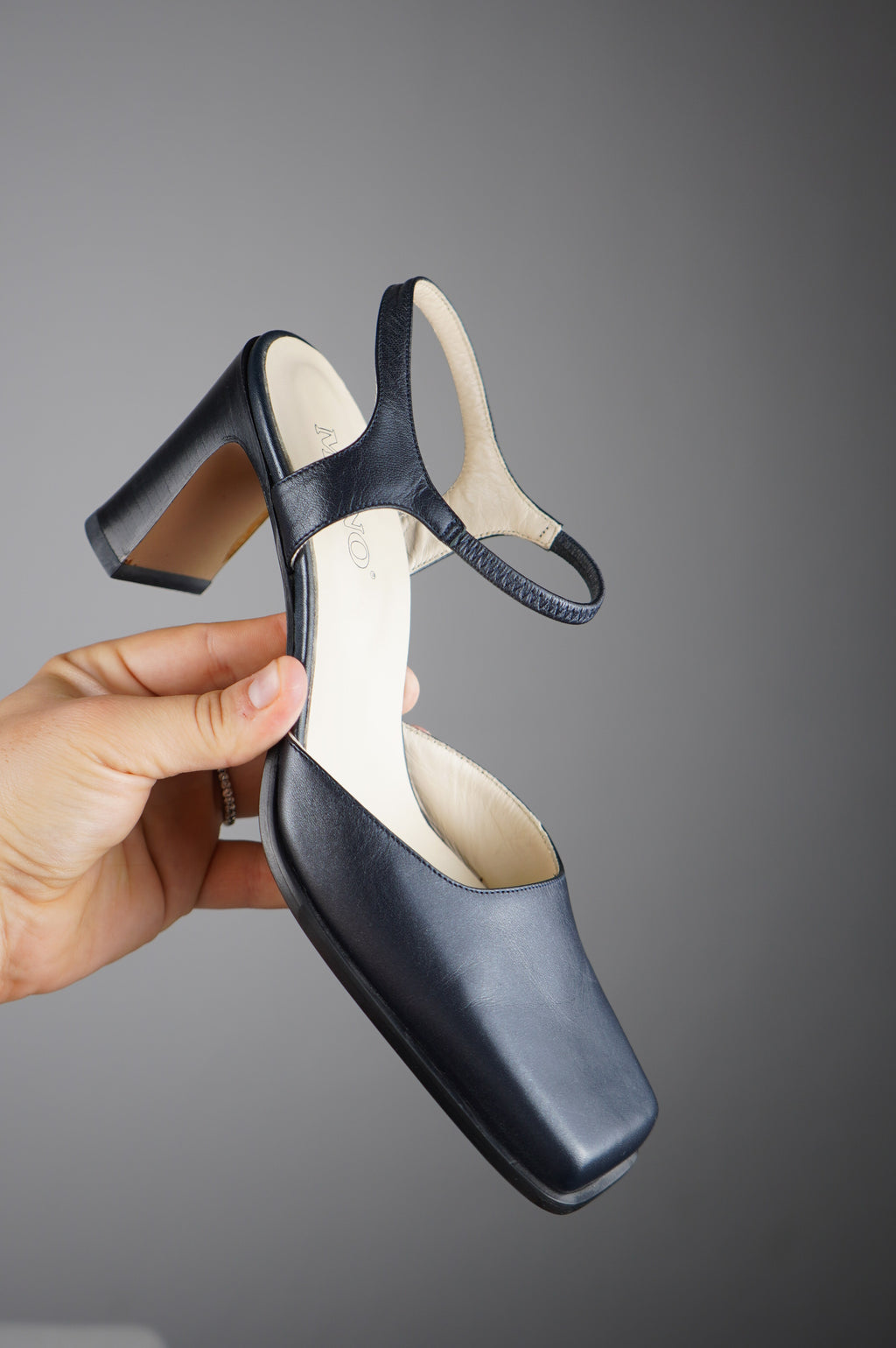 Tacchi vintage in vera pelle