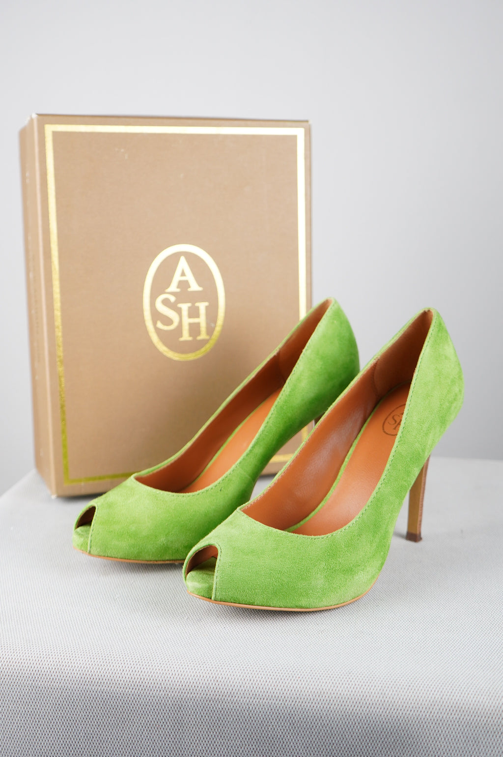 tacchi open-toe ASH in vera pelle n 38