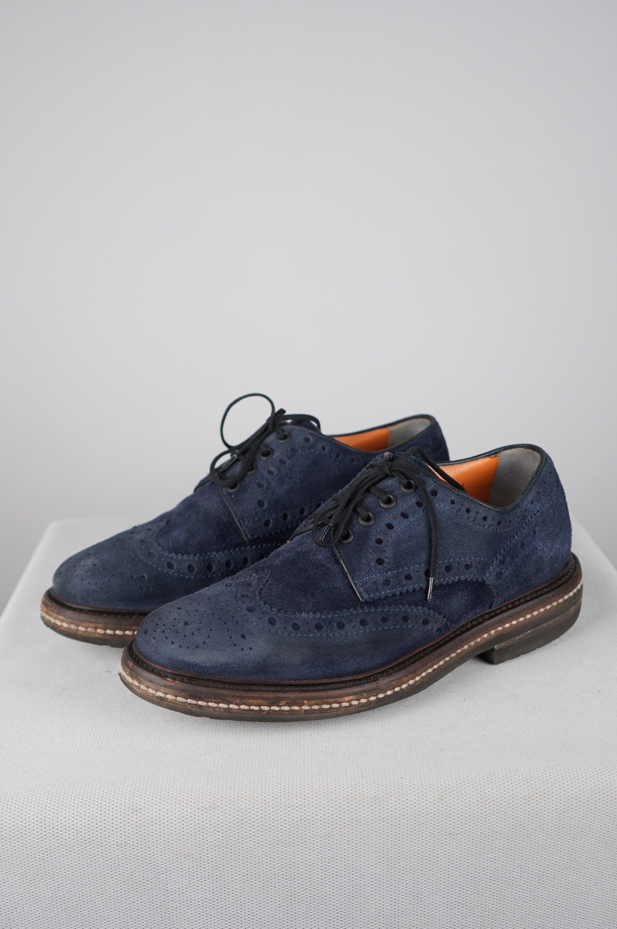 Mocassini Santoni in vera pelle n 40