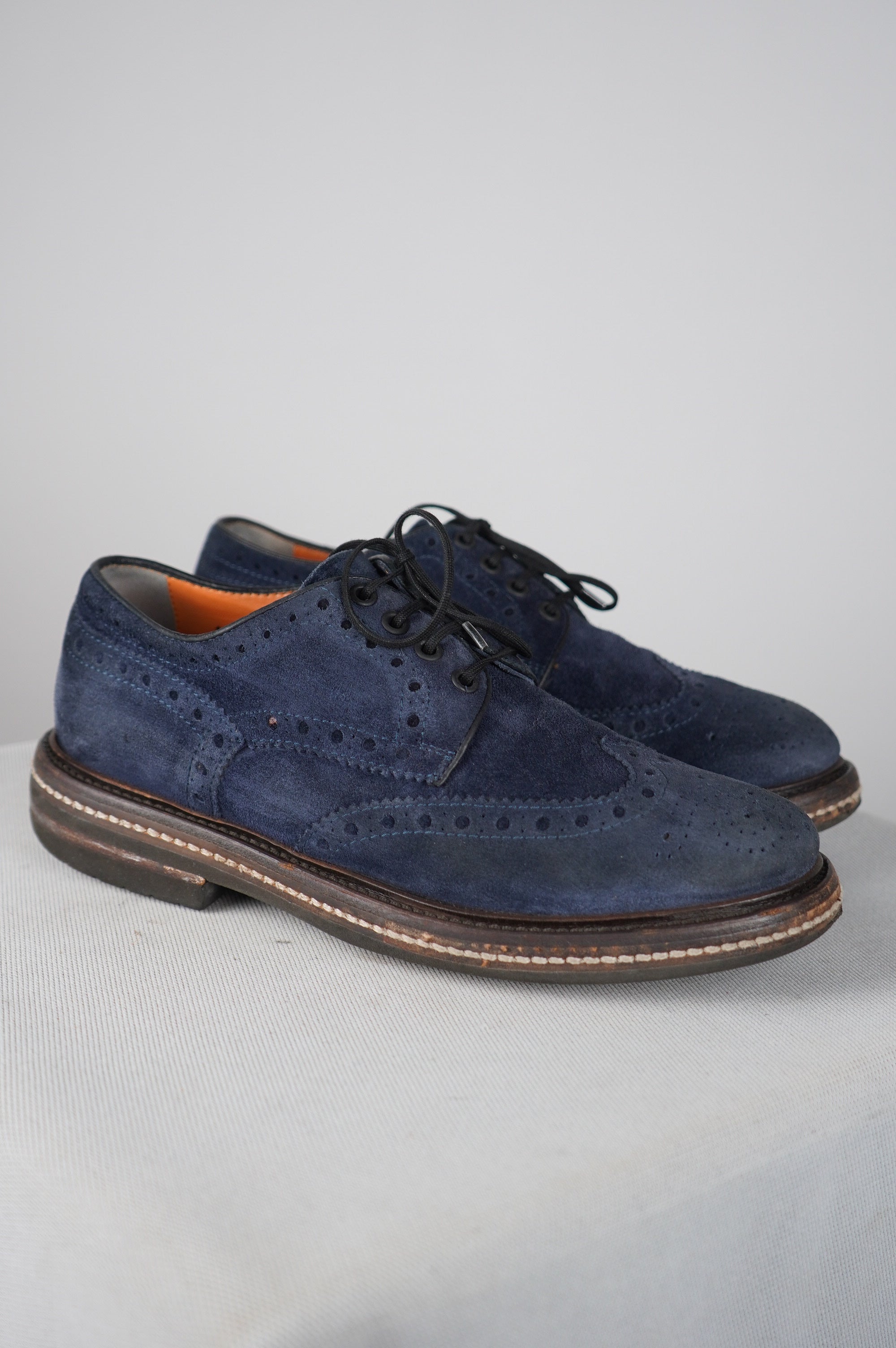 Mocassini Santoni in vera pelle n 40