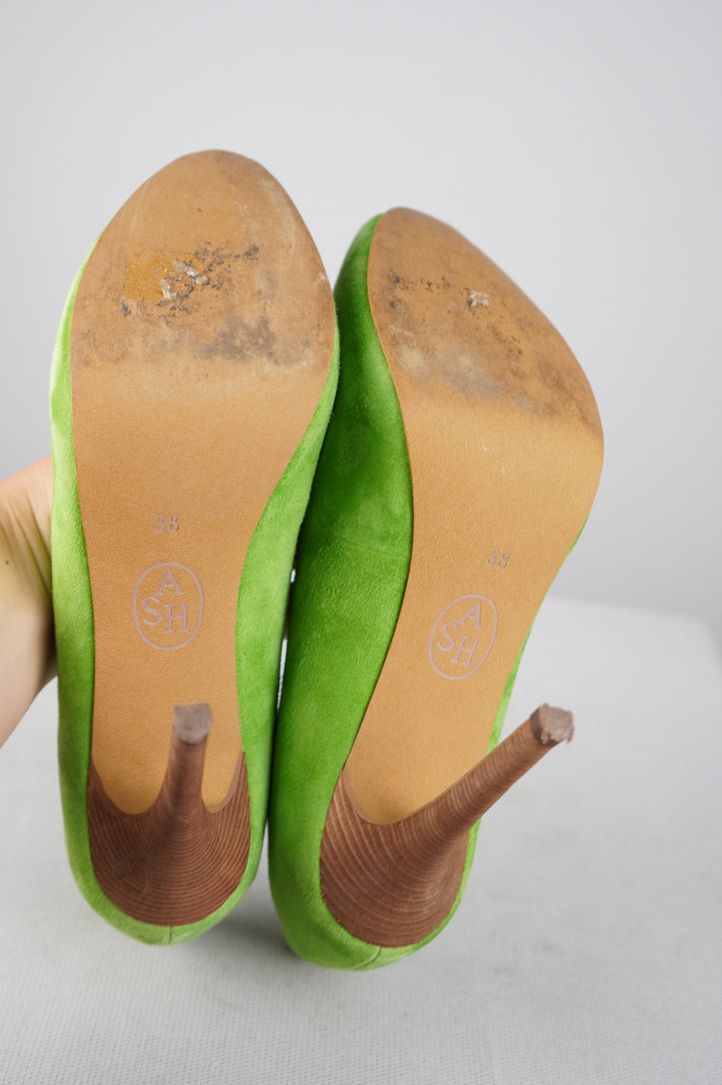 tacchi open-toe ASH in vera pelle n 38