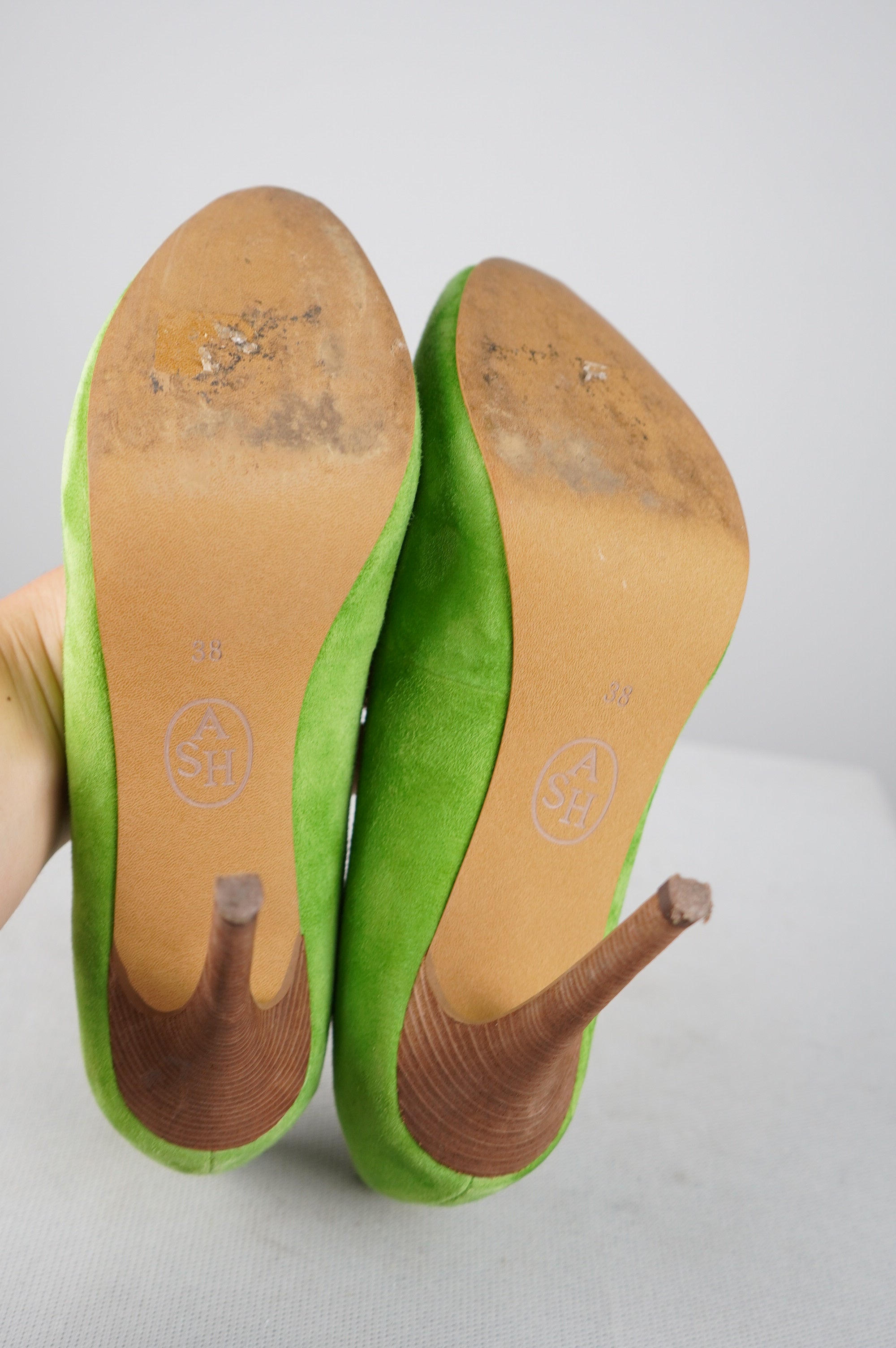 tacchi open-toe ASH in vera pelle n 38