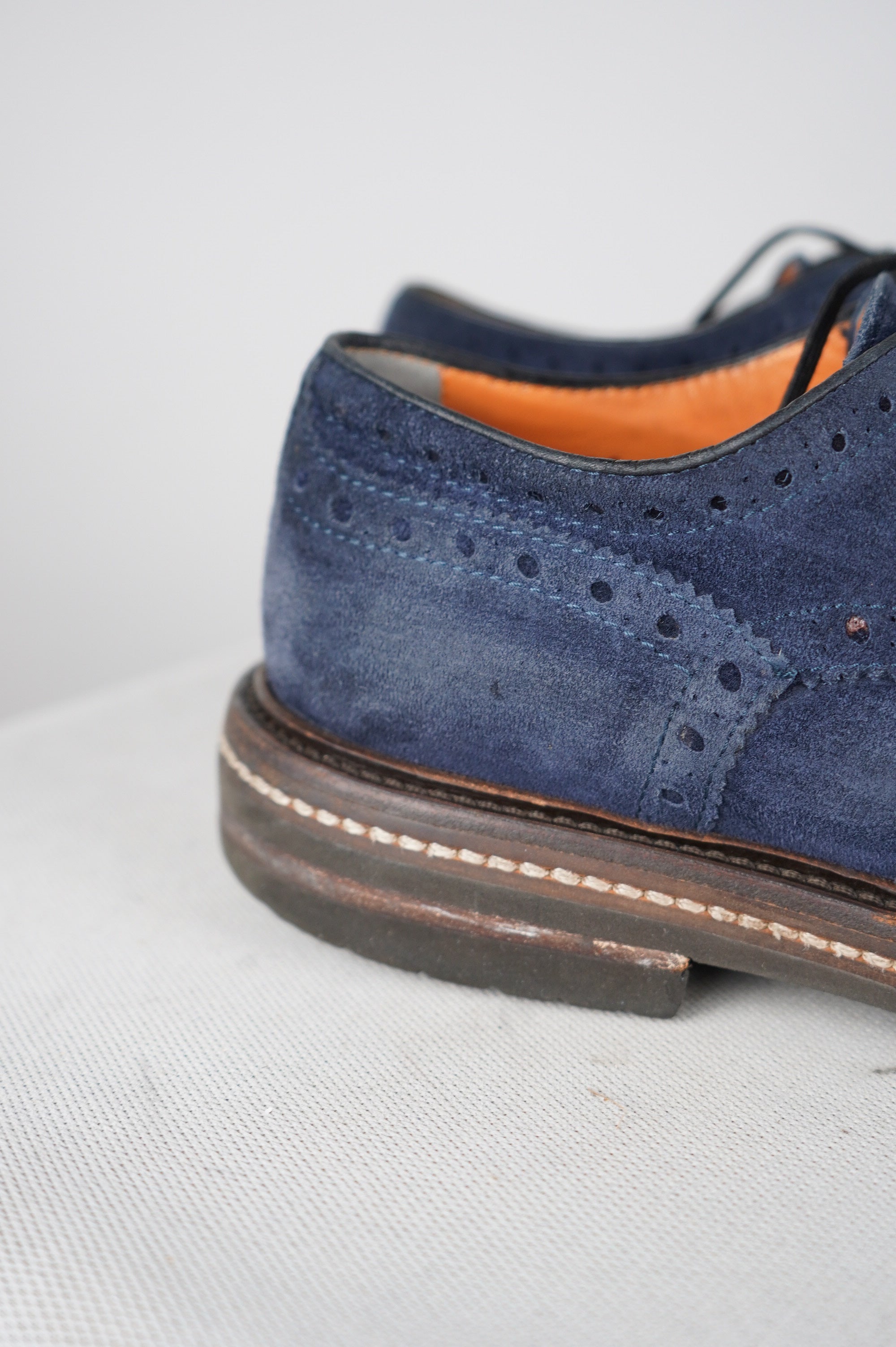 Mocassini Santoni in vera pelle n 40