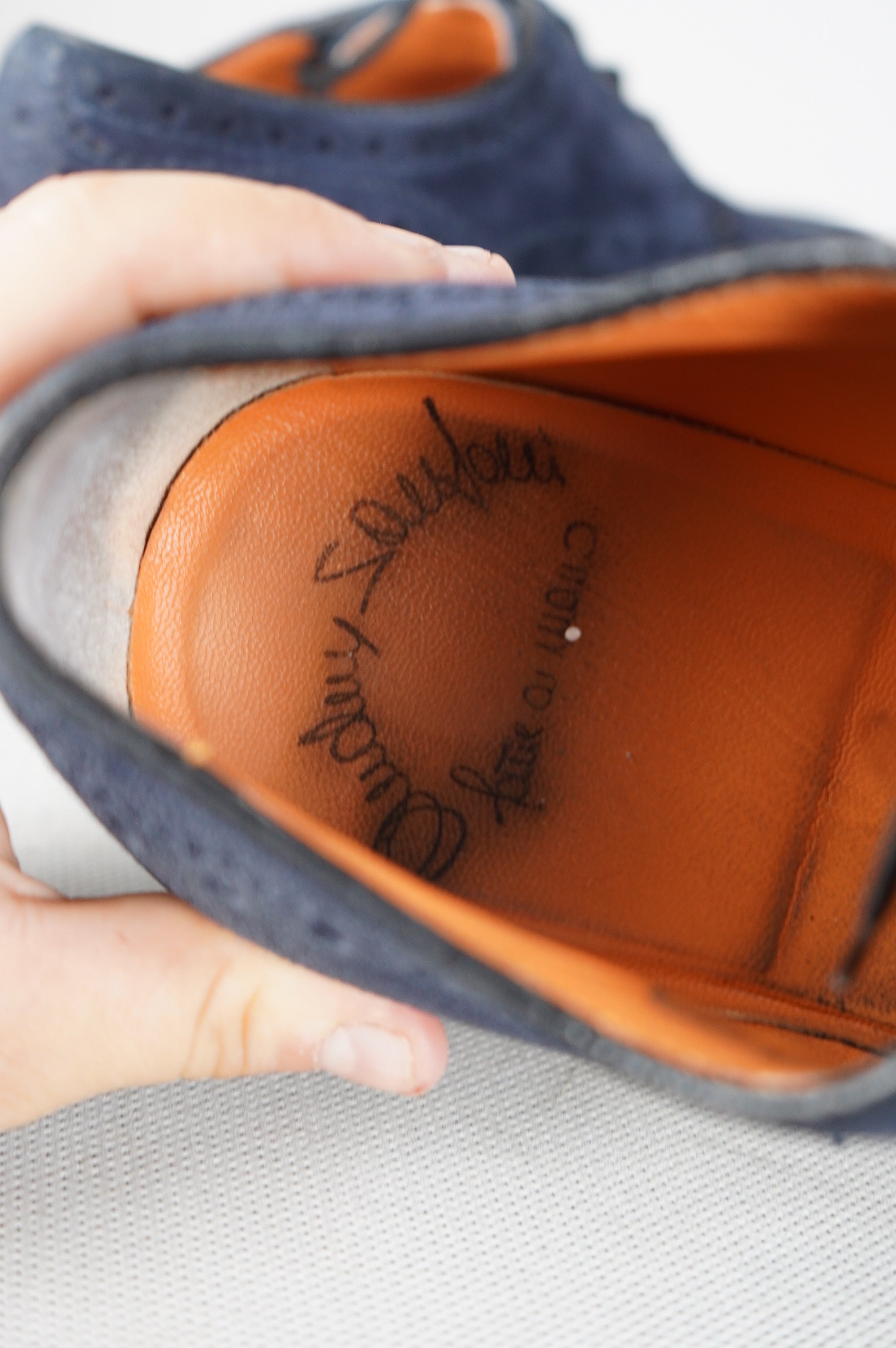 Mocassini Santoni in vera pelle n 40
