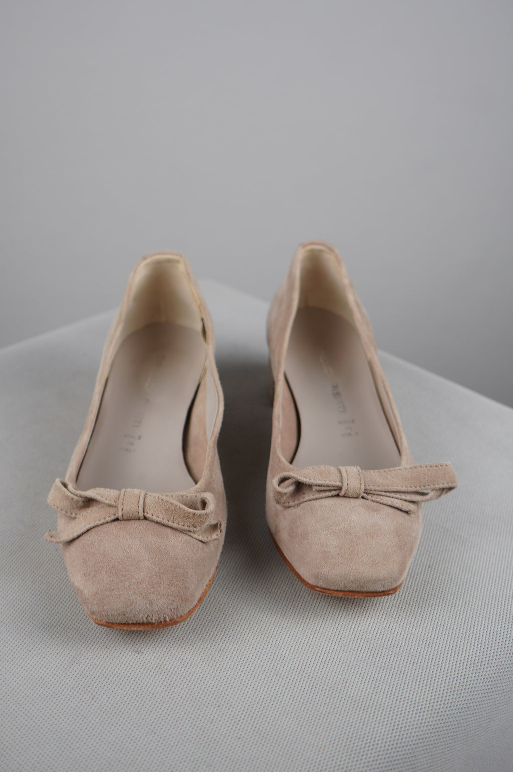 ballerine in vera pelle scamosciata n 37