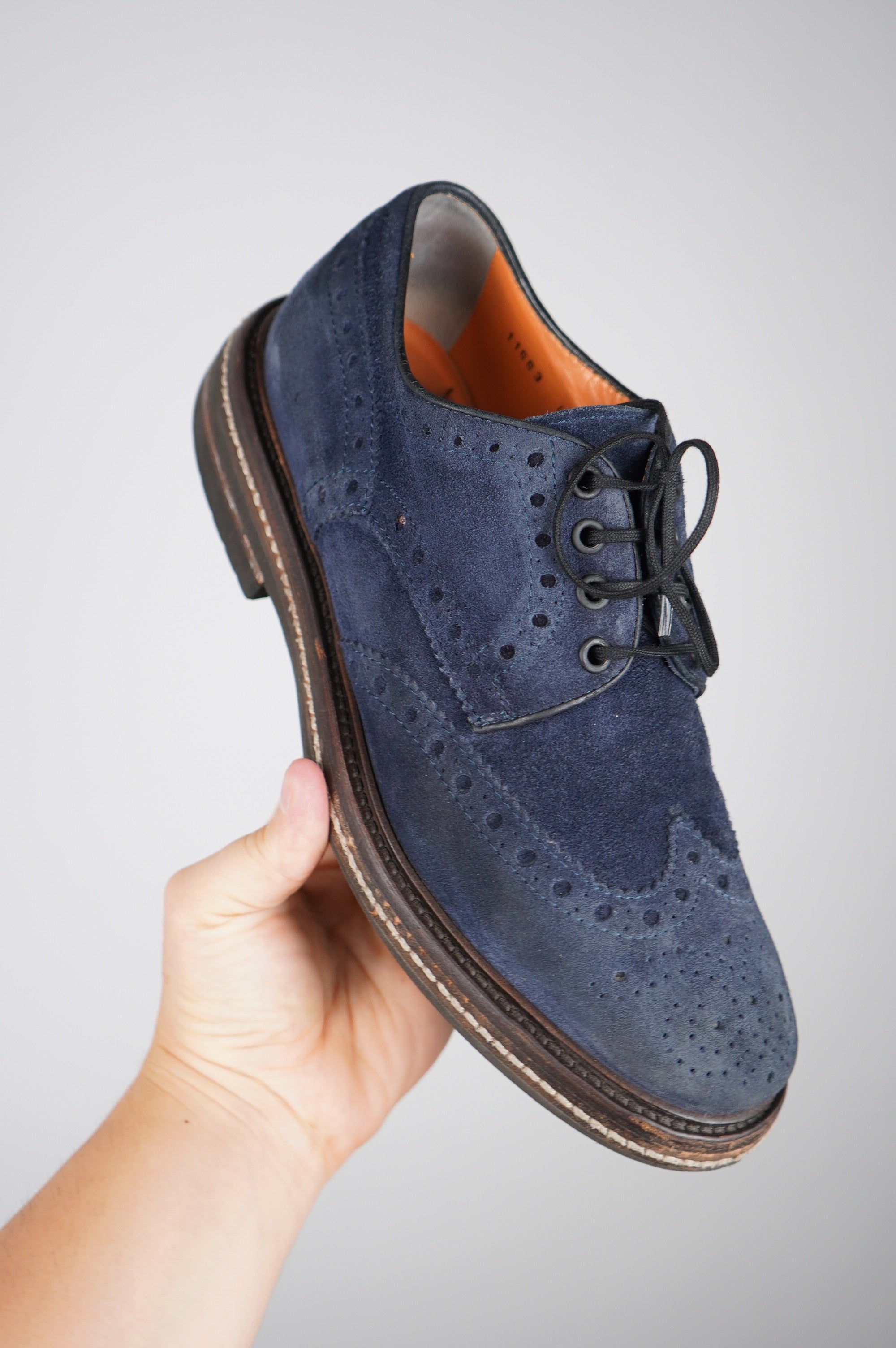 Mocassini Santoni in vera pelle n 40