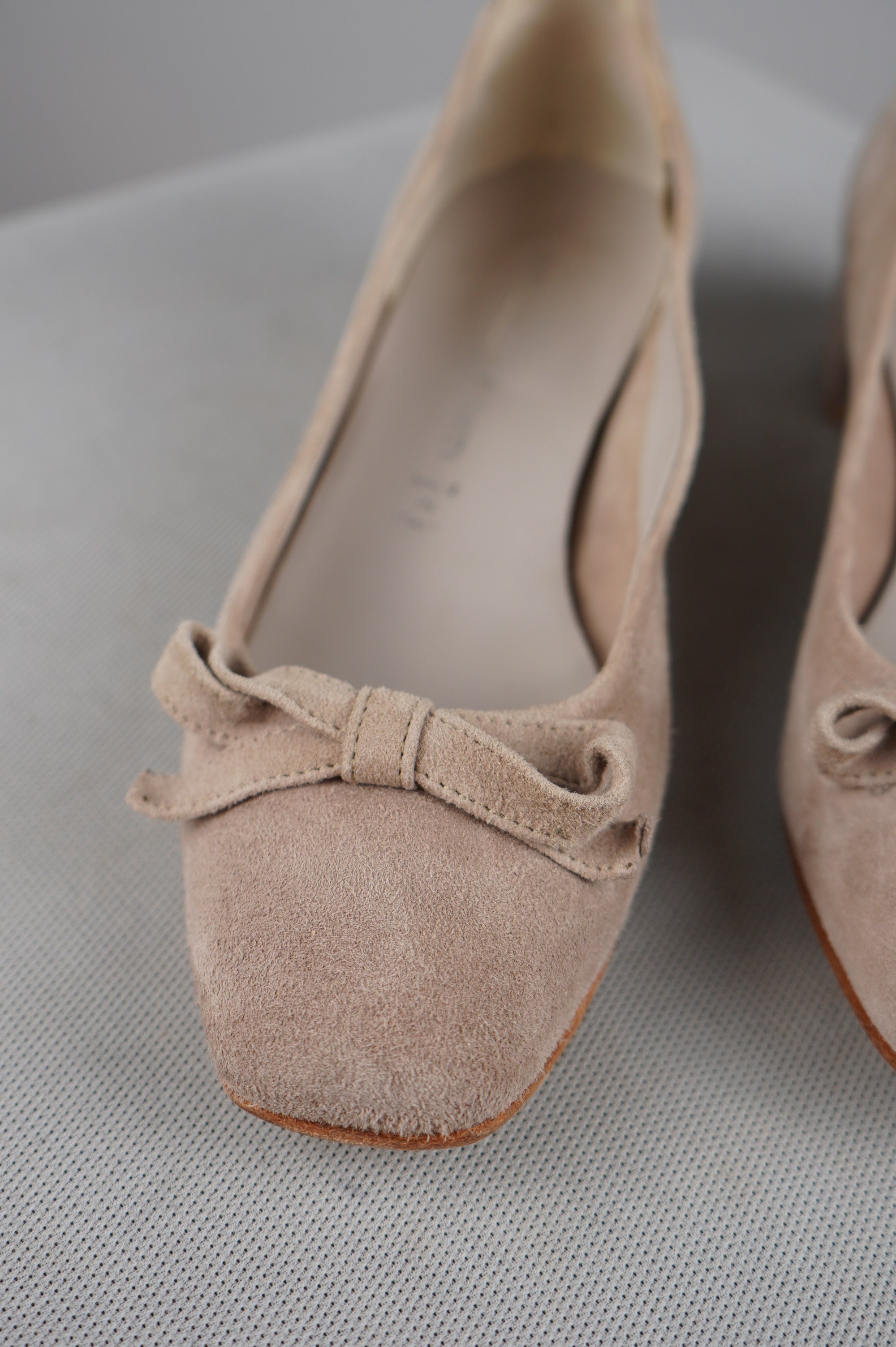 ballerine in vera pelle scamosciata n 37