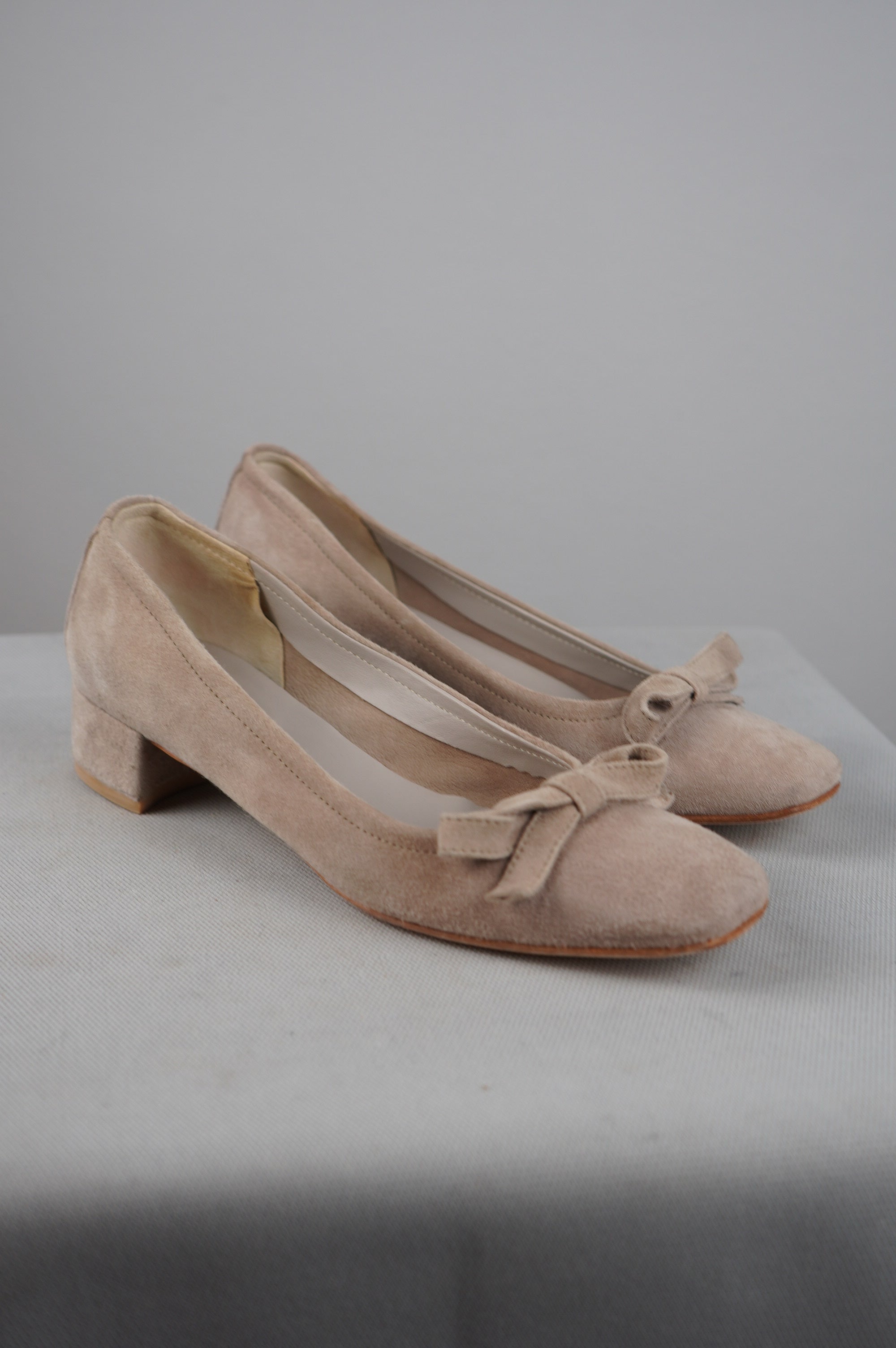 ballerine in vera pelle scamosciata n 37