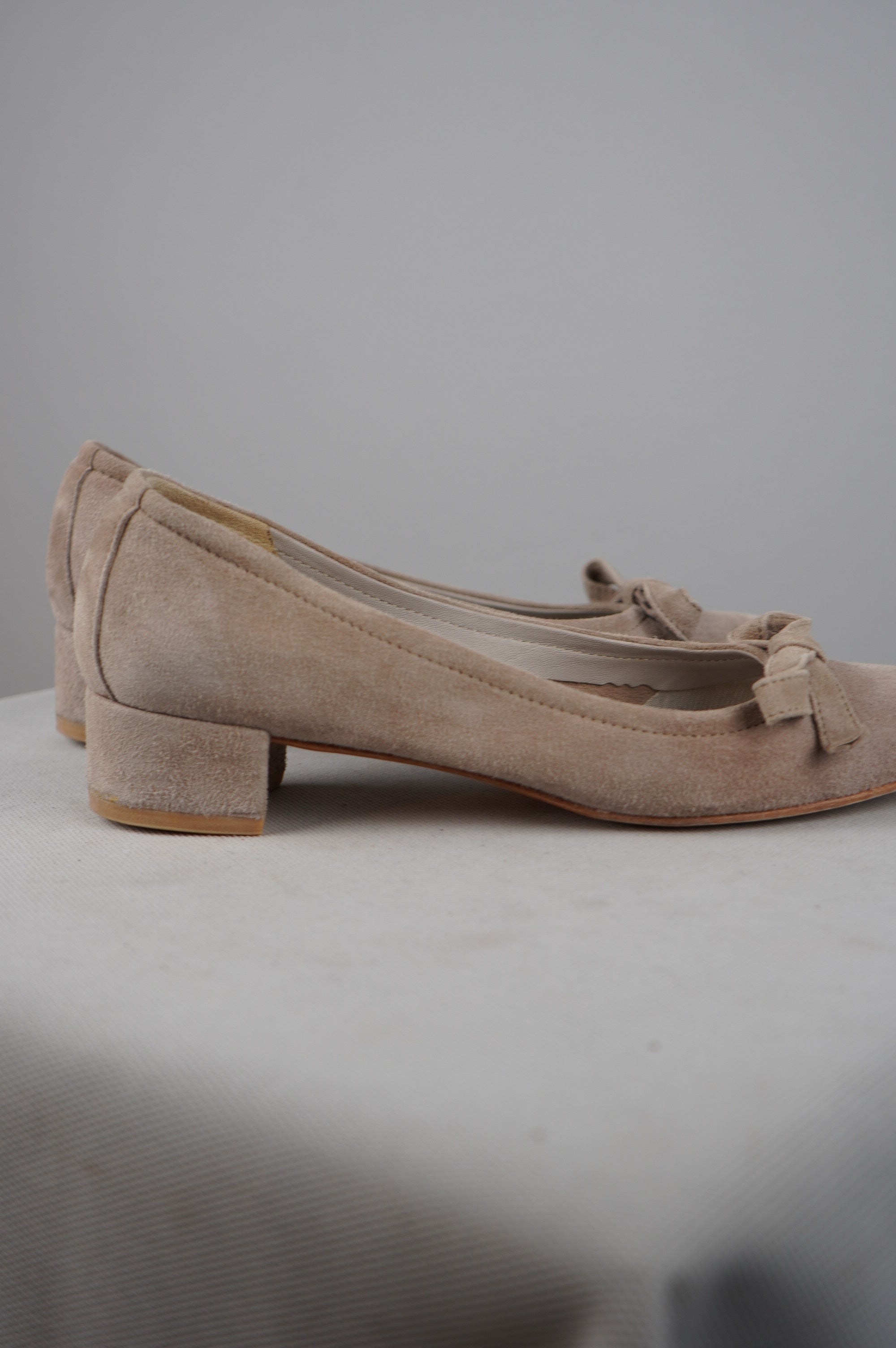 ballerine in vera pelle scamosciata n 37