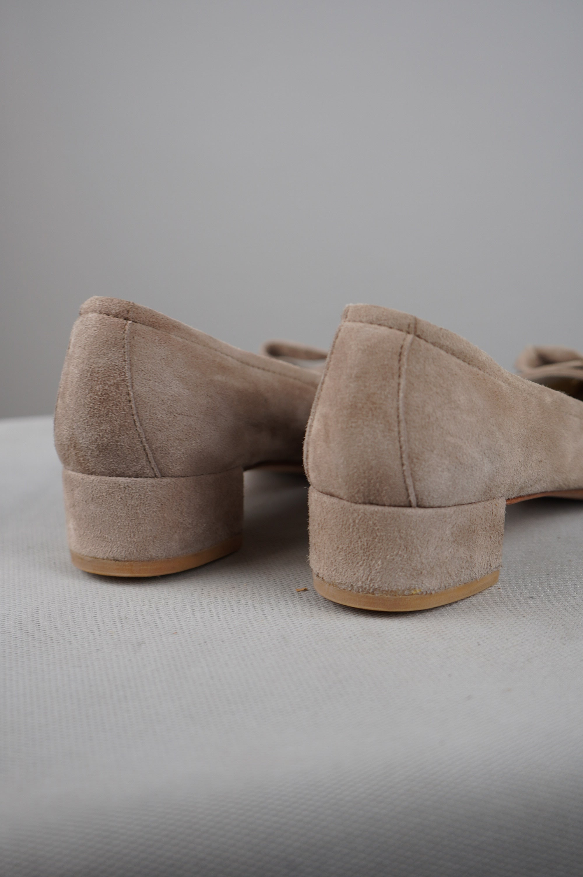 ballerine in vera pelle scamosciata n 37