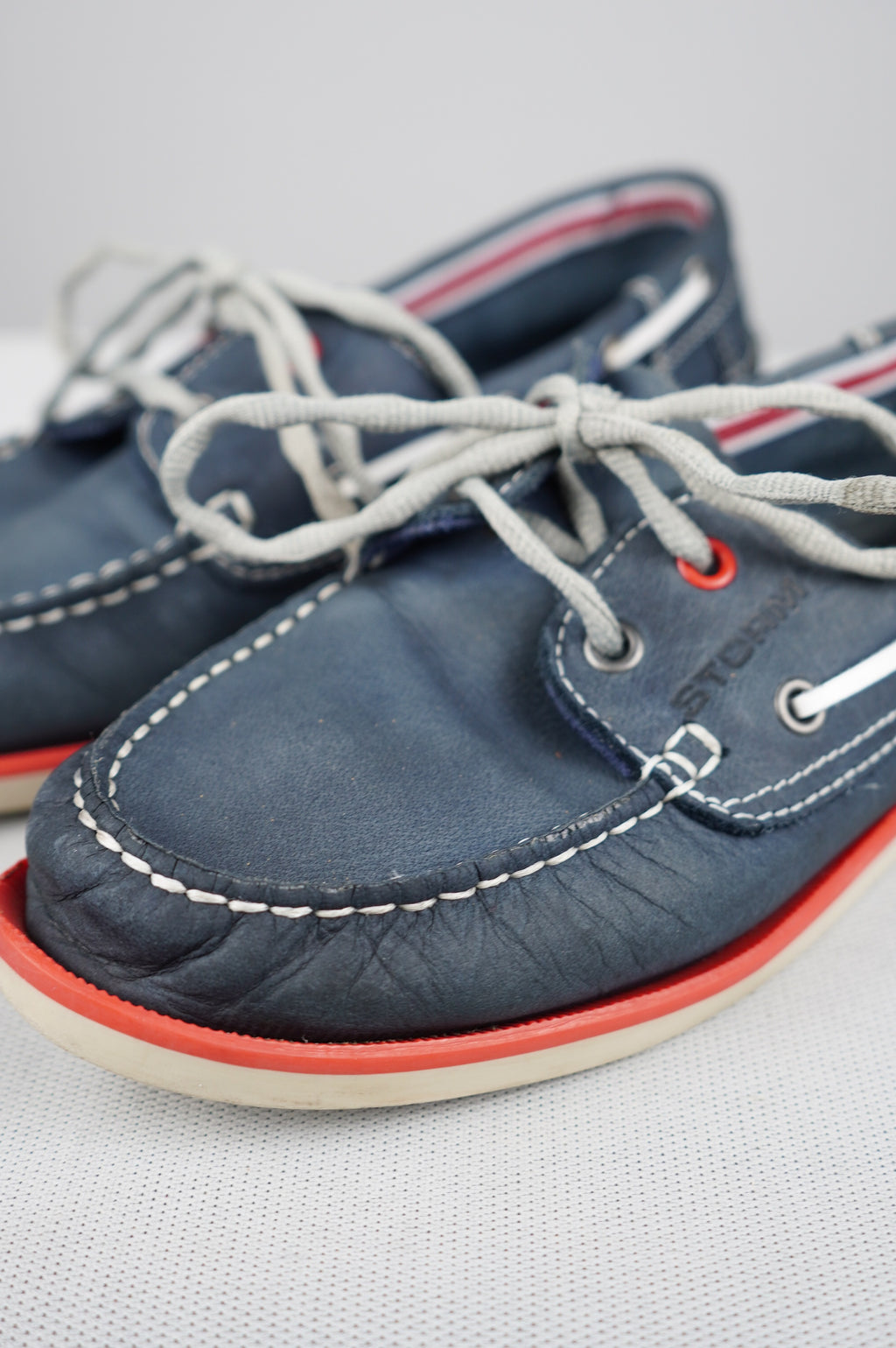 Scarpe da barca in vera pelle n 41