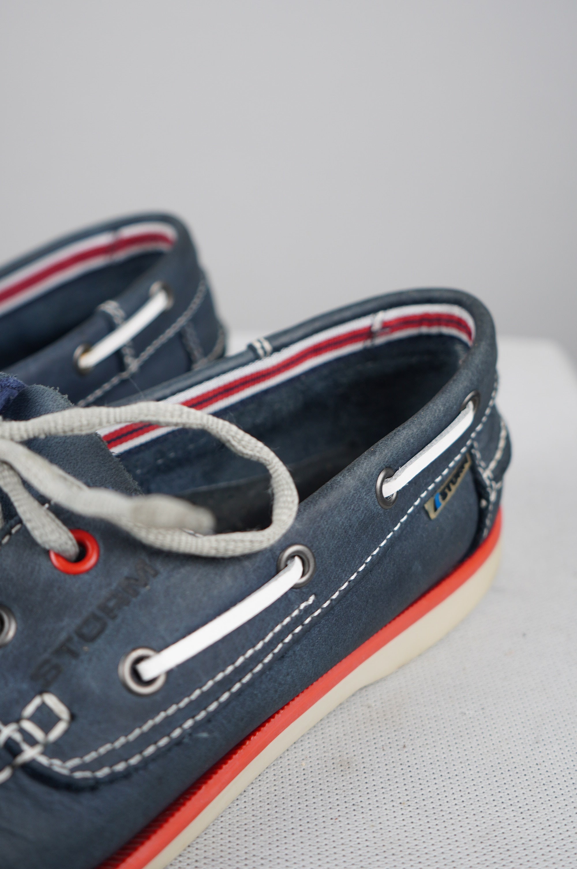 Scarpe da barca in vera pelle