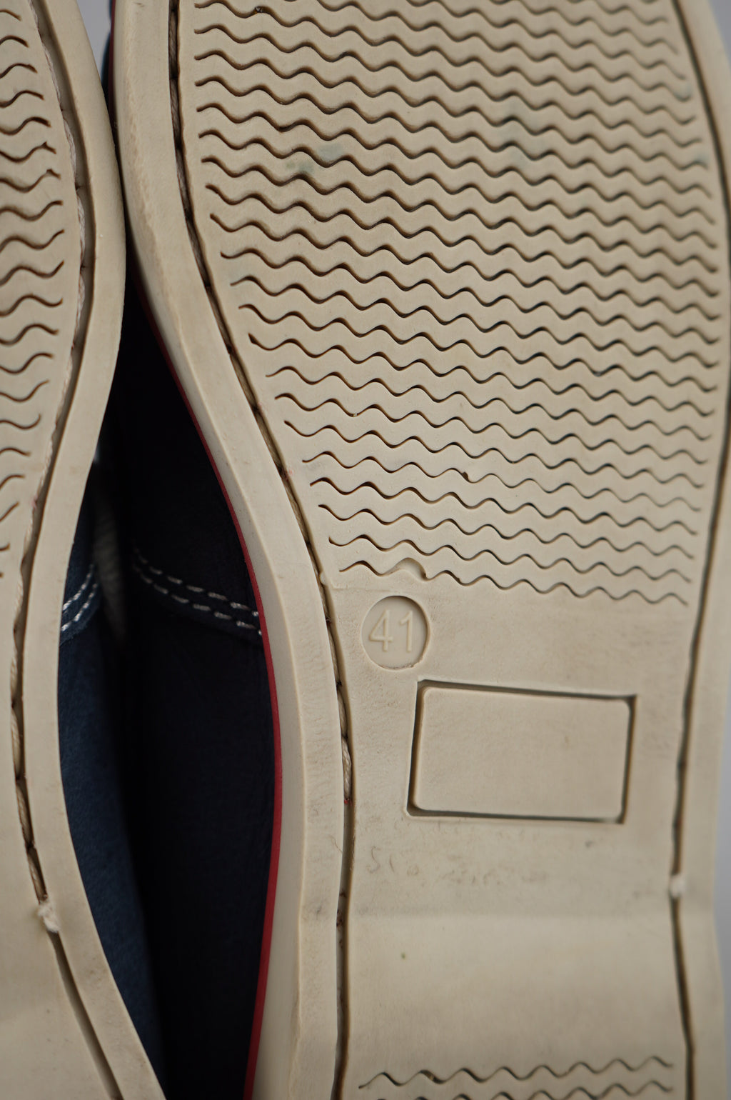 Scarpe da barca in vera pelle n 41